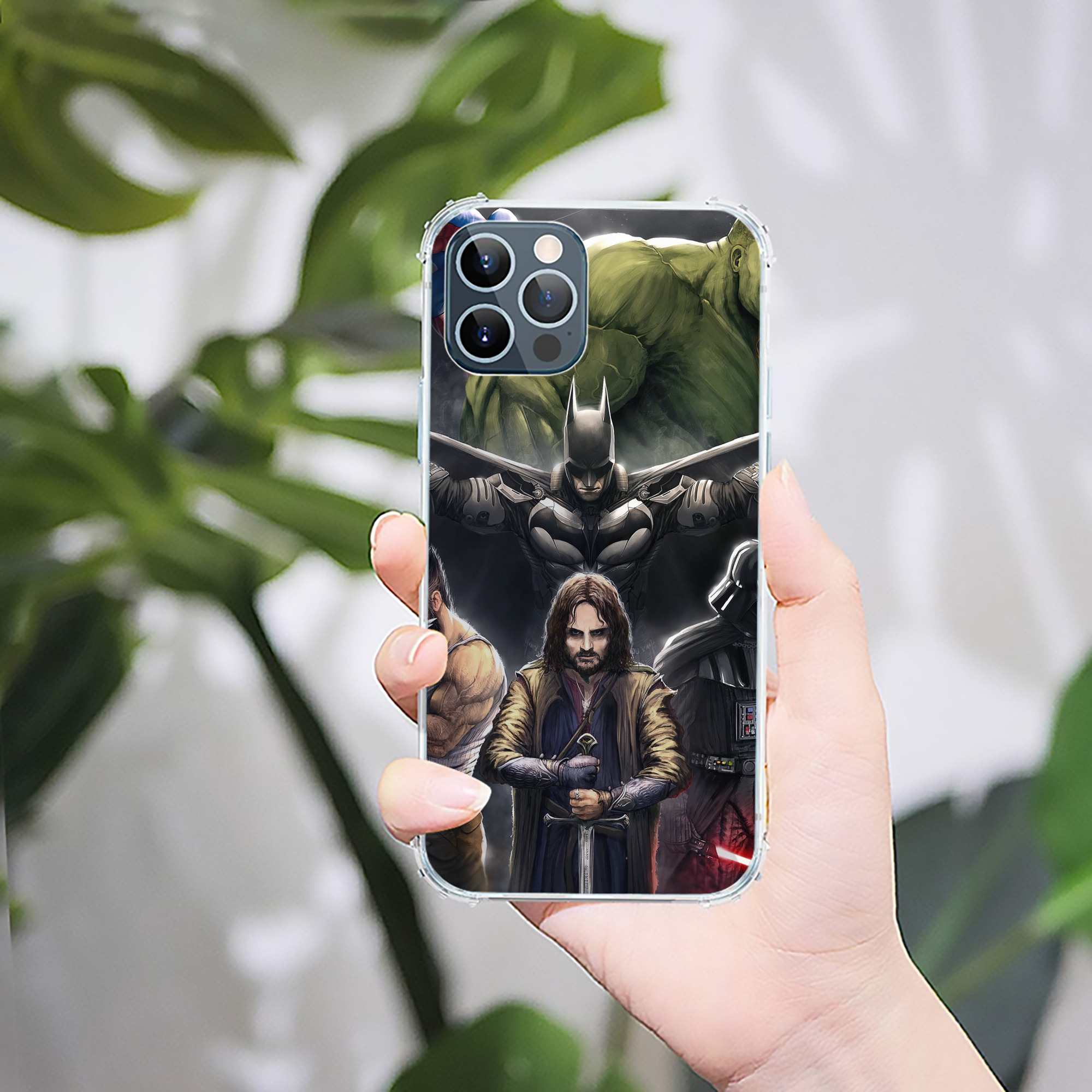 （画像用） スター・ウォーズ Star Wars 【iPhone 12シリーズ対応】透明スマホケース（クリアソフトケース）